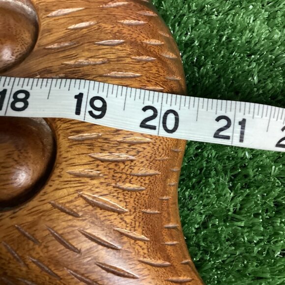 Vintage Wooden Owl Platter Large - Picture 13 of 15